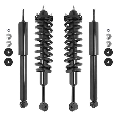 UNITY 4-11563-254030-001 Front and Rear Complete Strut Assembly Shock Kit 4-11563-254030-001